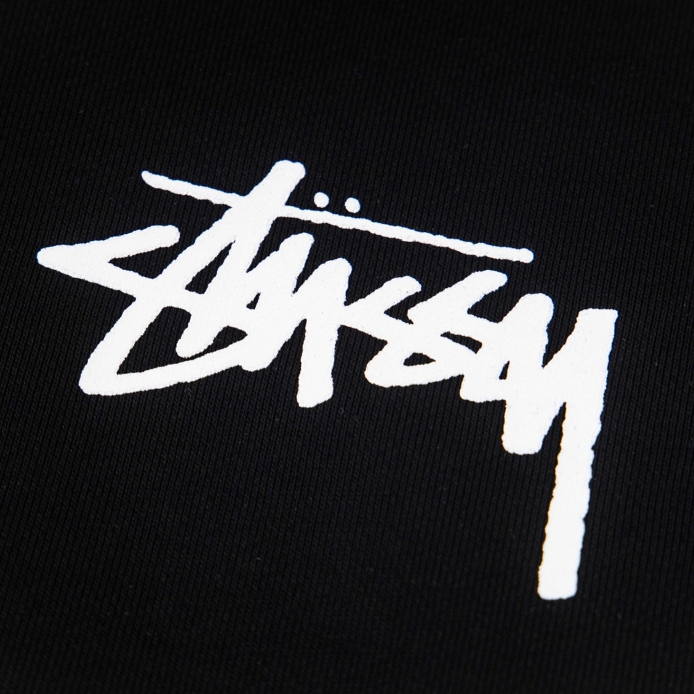Stussy Black Hoodie with White Dice Graphic - Picture 3 of 8